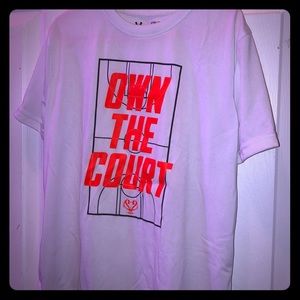 Under Armour ‘Own the Court’ White Shirt